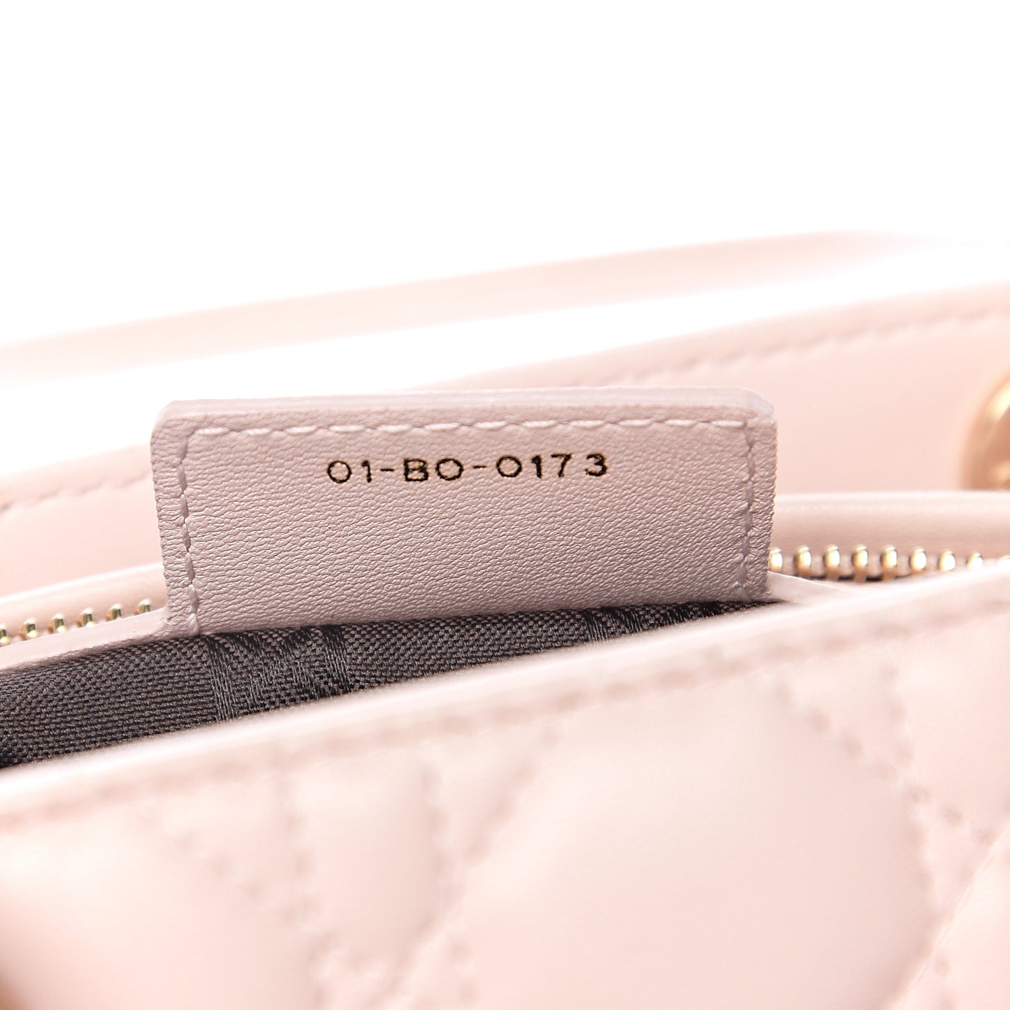 Lambskin Cannage Medium Lady Dior Light Pink