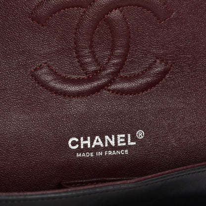Chanel Lambskin Quilted Medium Double Flap Black 7 of 8