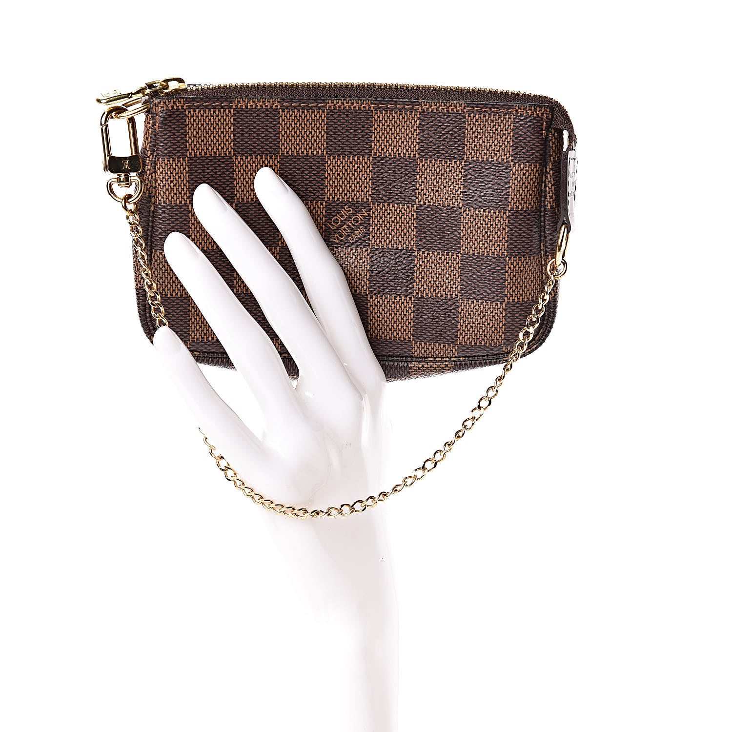 Louis Vuitton Damier Ebene Mini Pochette Accessories 2 of 8