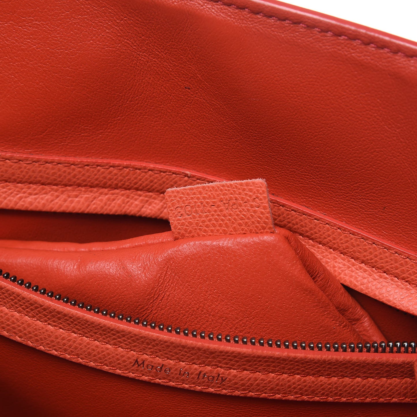 Grained Calfskin Medium Phantom Luggage Coral