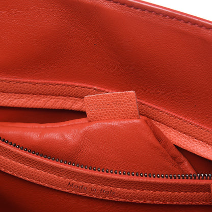 Celine Grained Calfskin Medium Phantom Luggage Coral 6 of 19