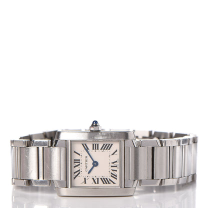 Cartier Stainless Steel 20mm Tank Francaise Quartz Watch 3 of 9