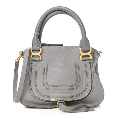 Chloe Calfskin Small Marcie Satchel Cashmere Grey 1 of 8