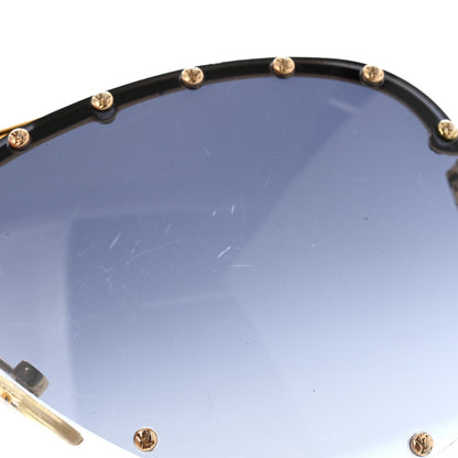 Louis Vuitton The Party Aviator Gradient Sunglasses Z2349U Blue 10 of 12