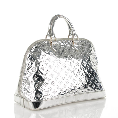 Louis Vuitton Monogram Miroir Alma GM XL Silver 3 of 10