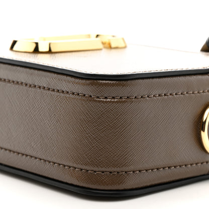 Marc Jacobs Saffiano Small Snapshot Camera Bag French Grey 10 of 10
