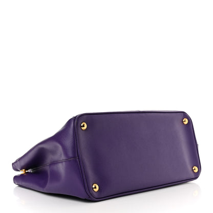 Prada Saffiano Medium Galleria Double Zip Tote Viola 4 of 12