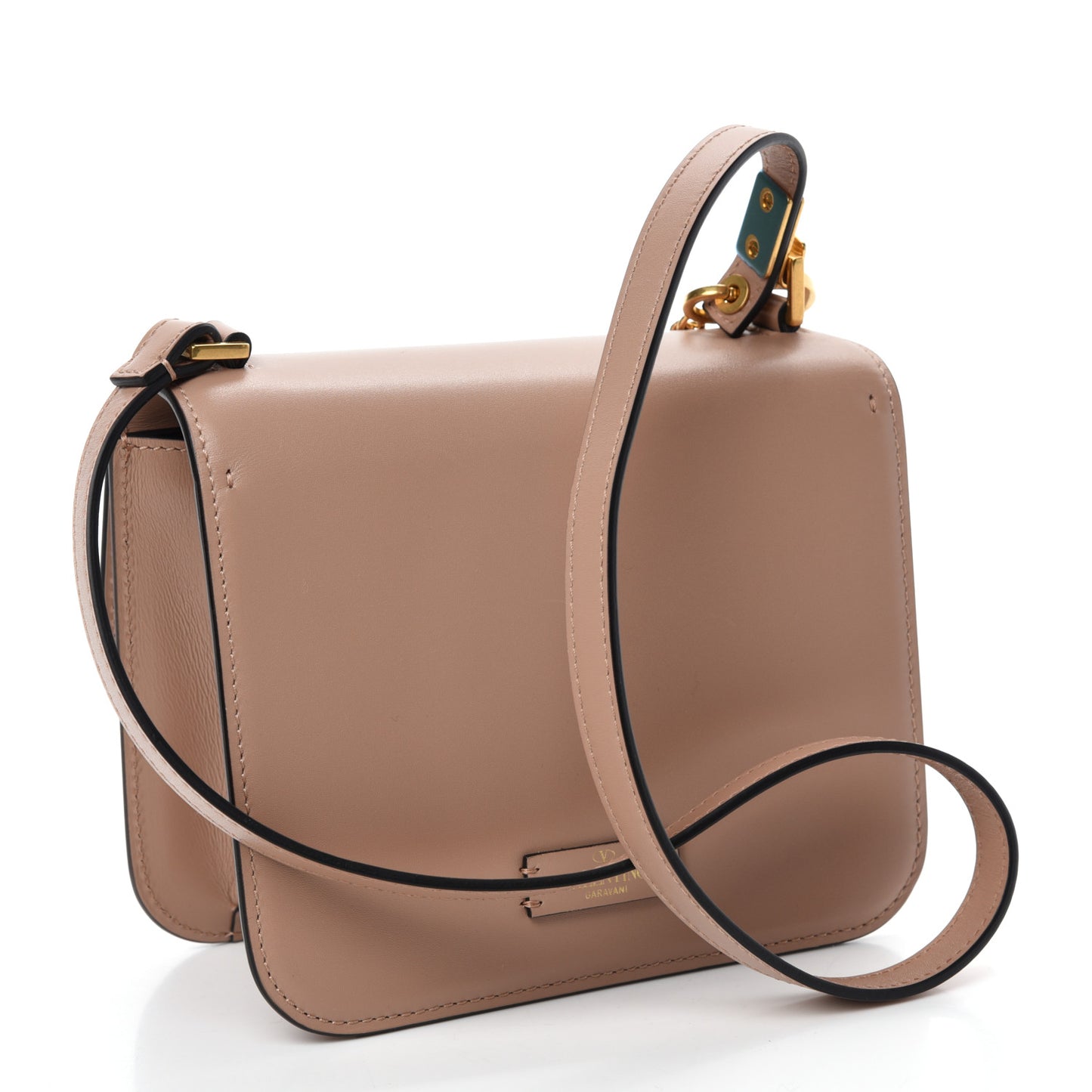 Smooth Calfskin Small VSling Shoulder Bag Rose Cannelle