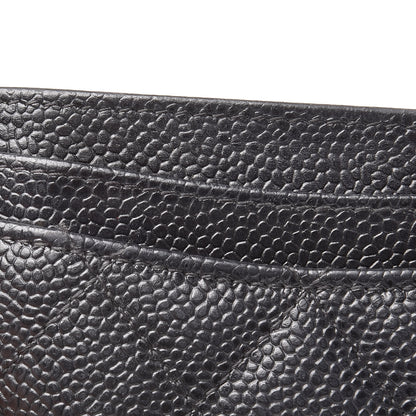 Chanel Caviar Quilted Card Holder Black 9 of 11