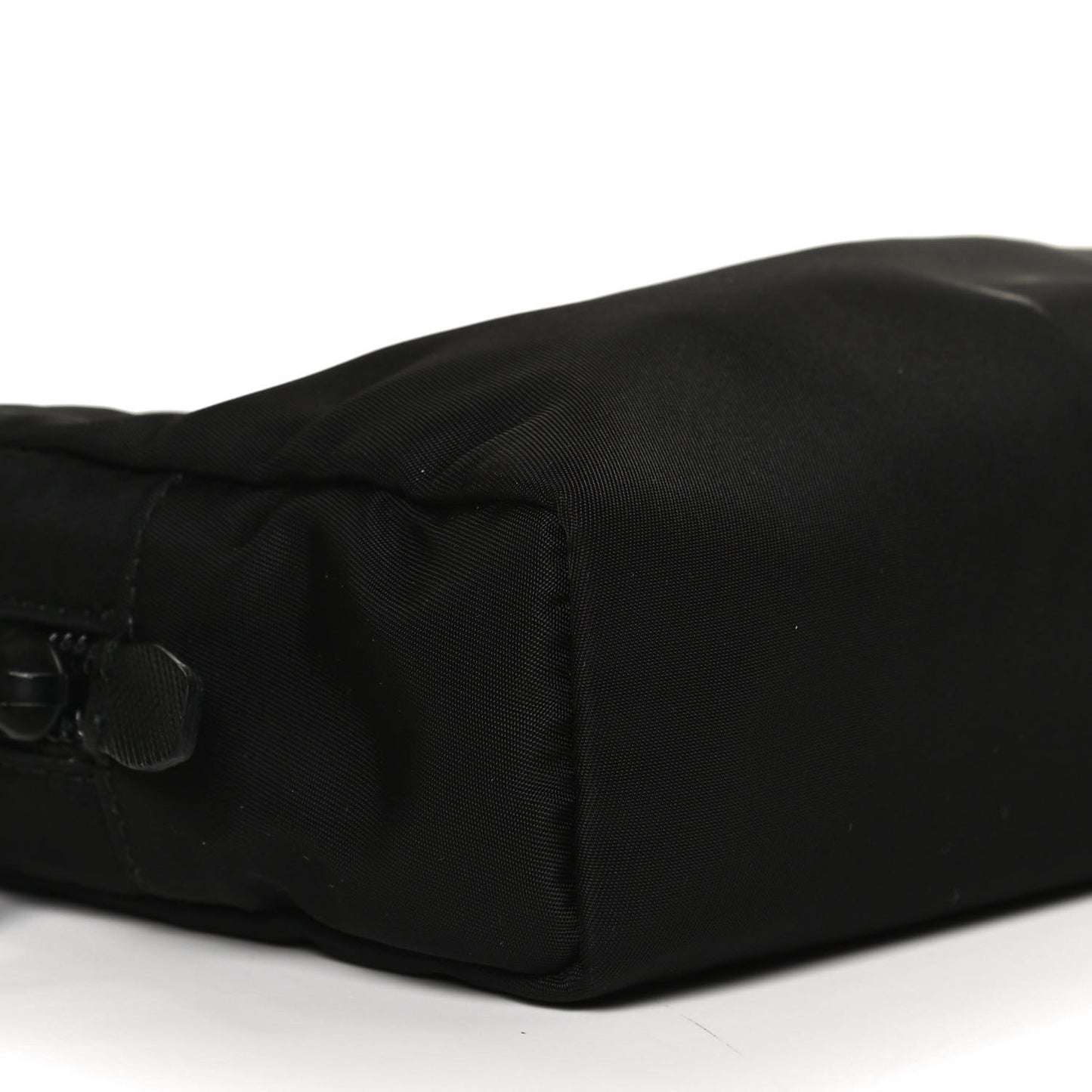 Tessuto Nylon Saffiano Wristlet Black