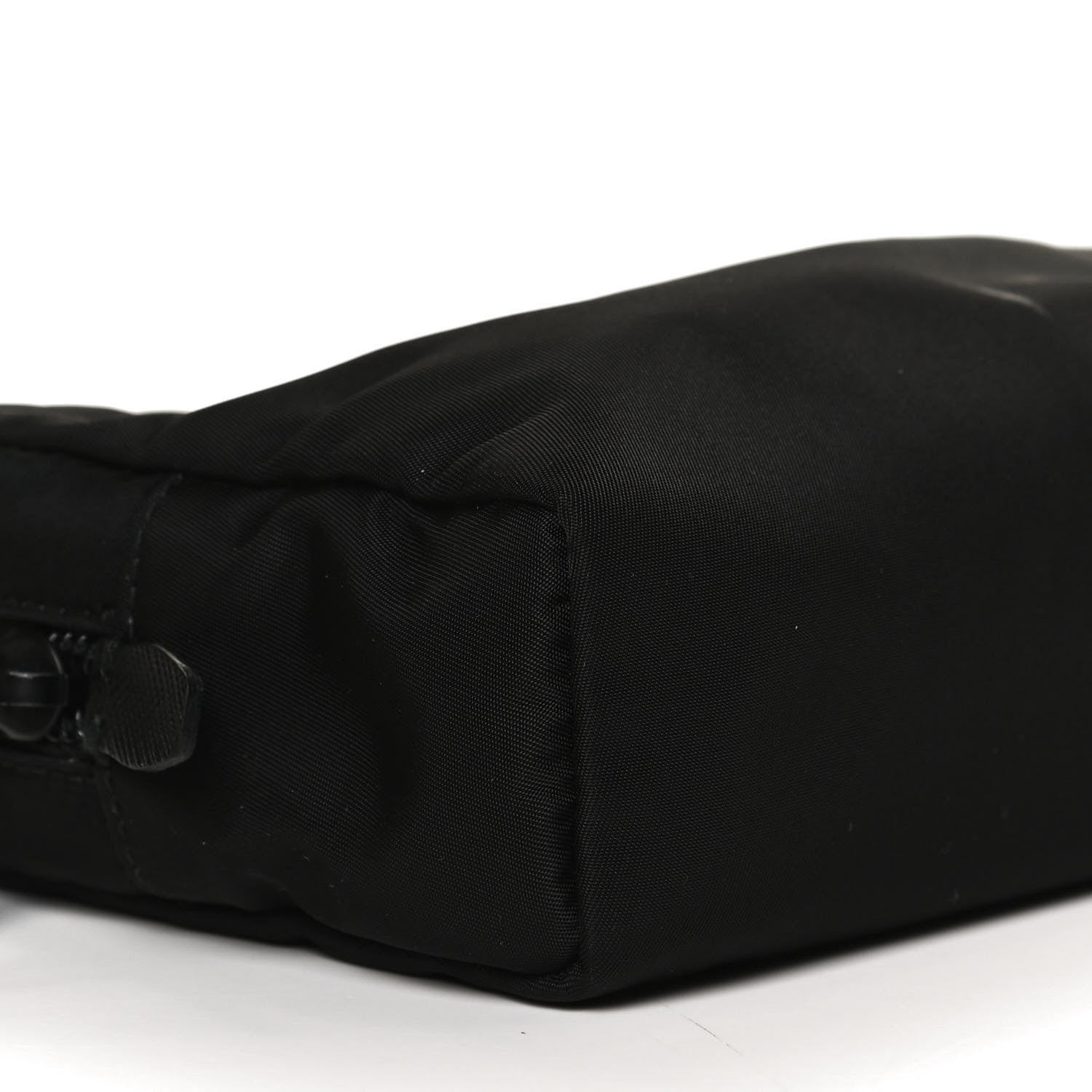 Prada Tessuto Nylon Saffiano Wristlet Black 10 of 14