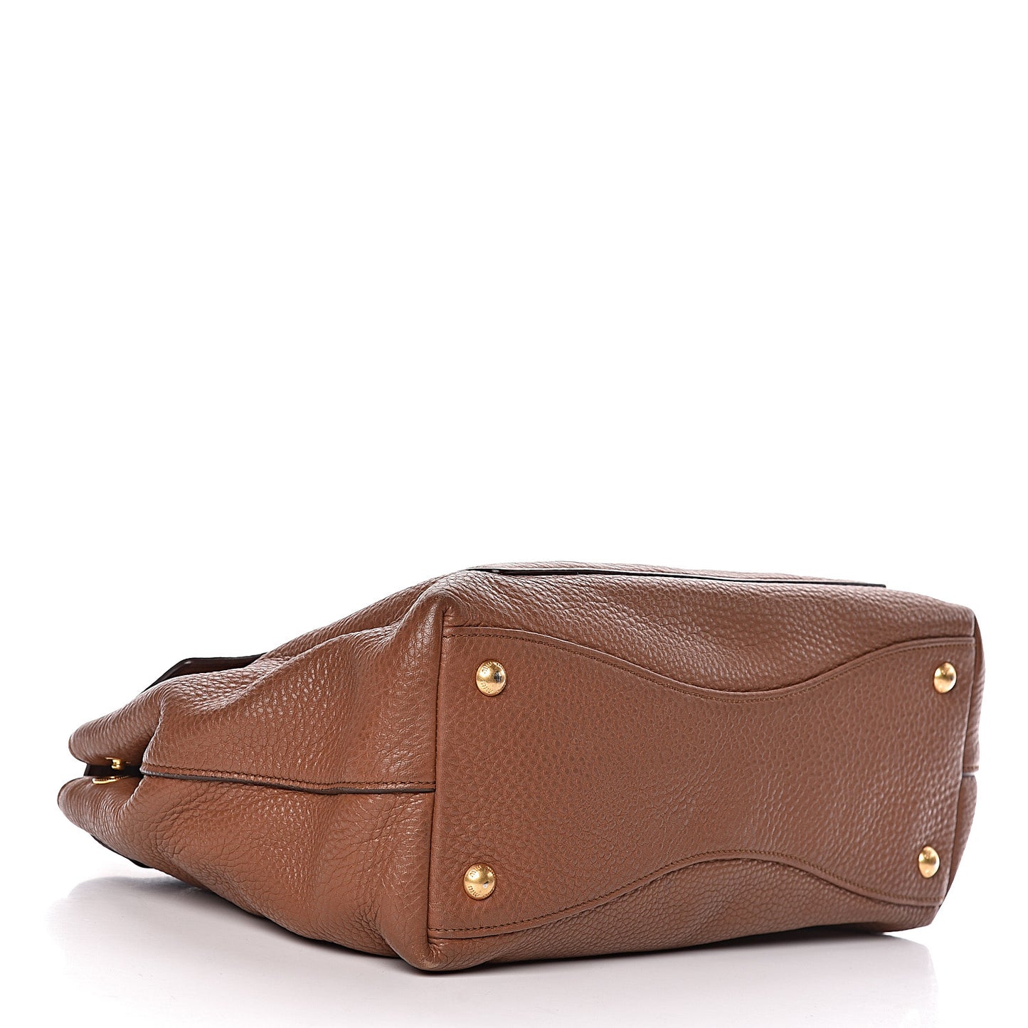 Vitello Daino Top Handle Cannella