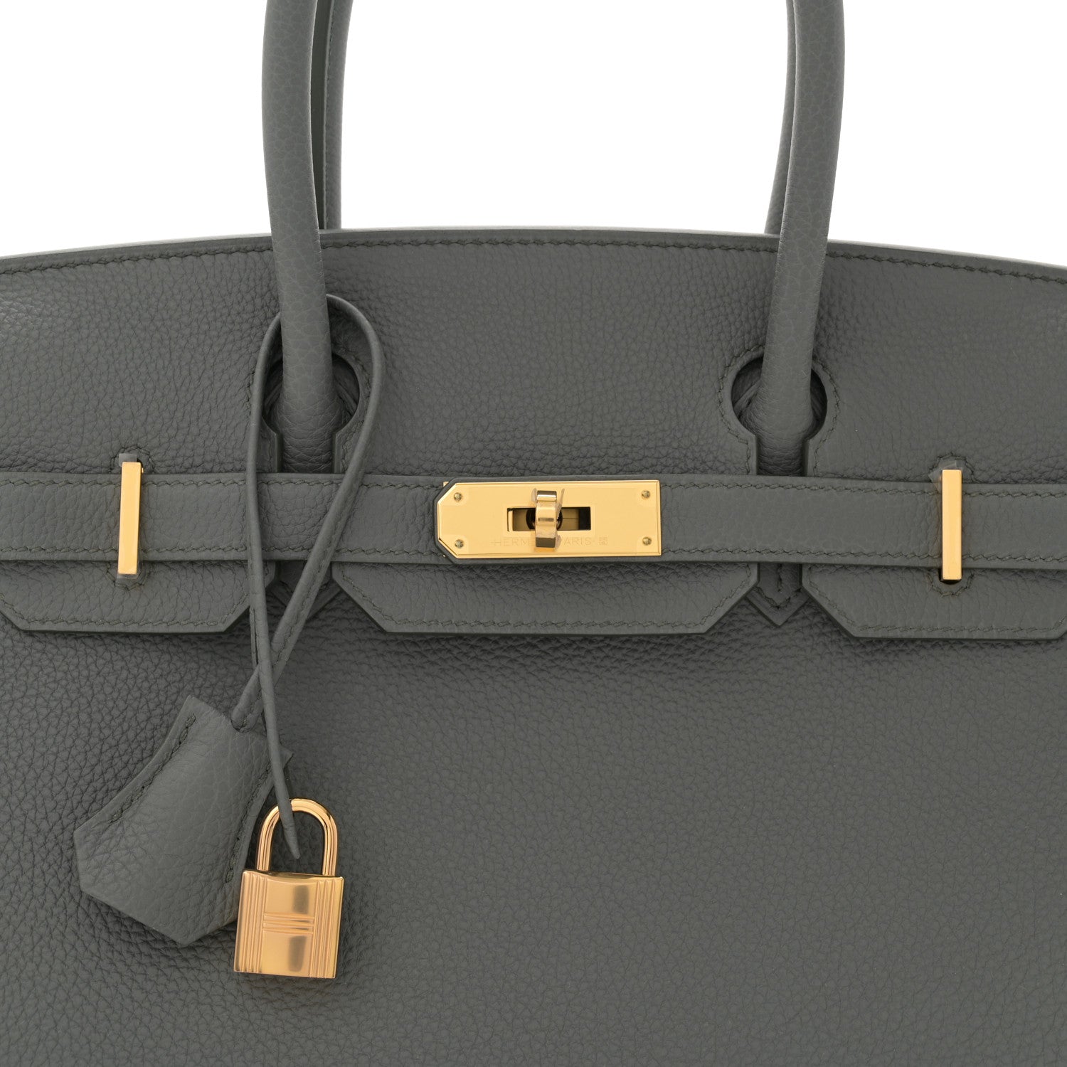 Hermes Togo Birkin 30 Vert Amande 8 of 11