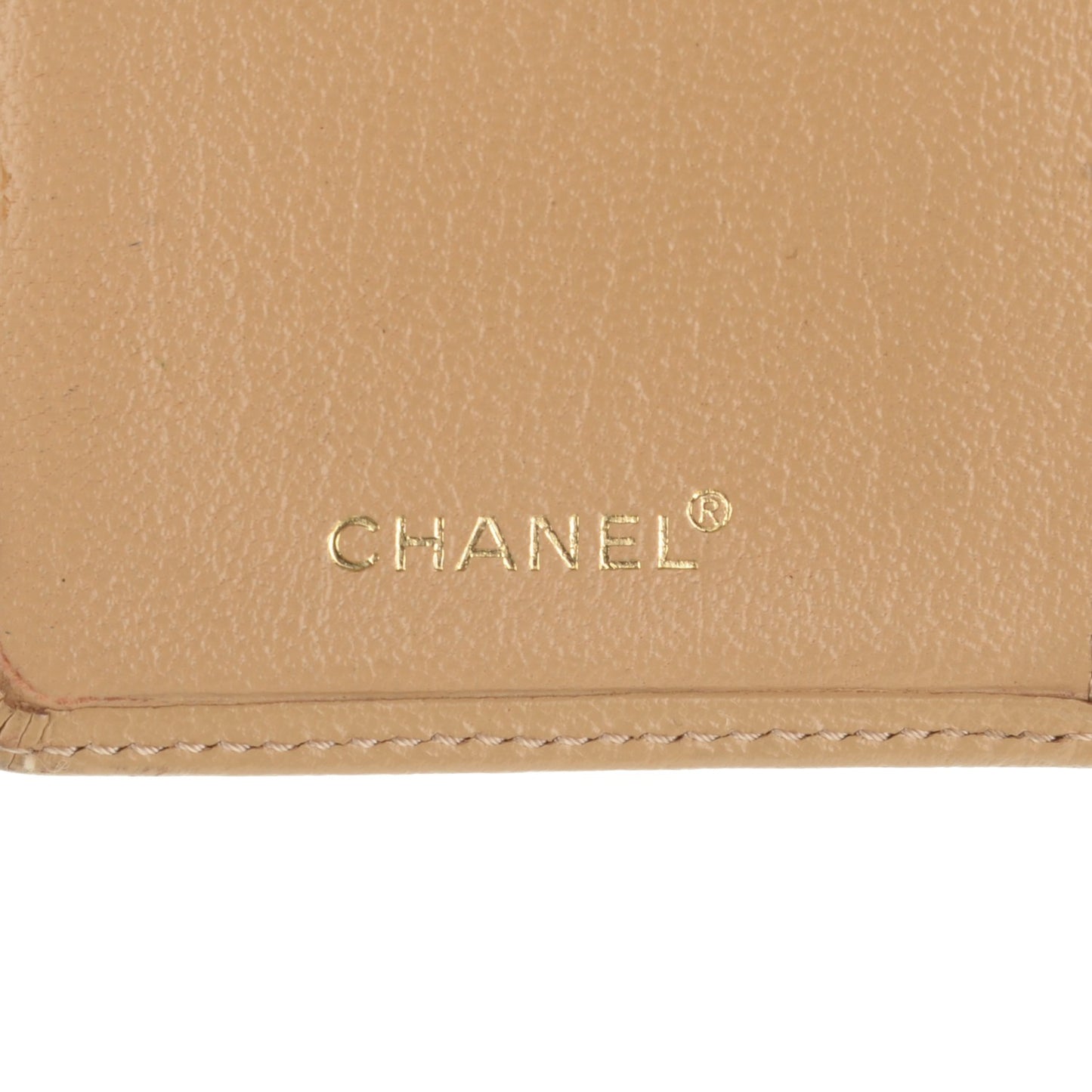 Goatskin CC Yen Wallet Beige