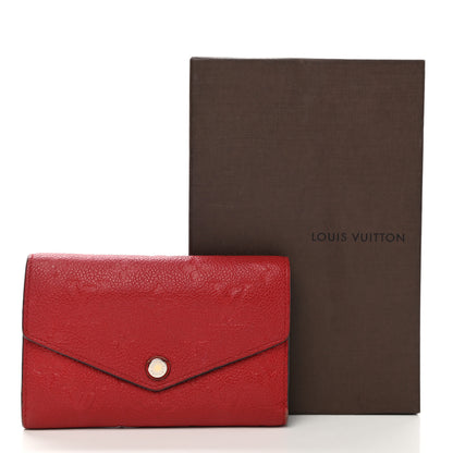 Louis Vuitton Empreinte Compact Curieuse Wallet Cherry 15 of 15