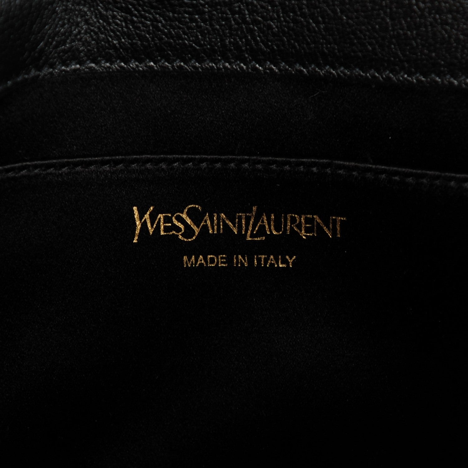 Saint Laurent Calfskin Monogram Large Belle De Jour Clutch Black 6 of 7