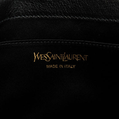 Saint Laurent Calfskin Monogram Large Belle De Jour Clutch Black 6 of 7
