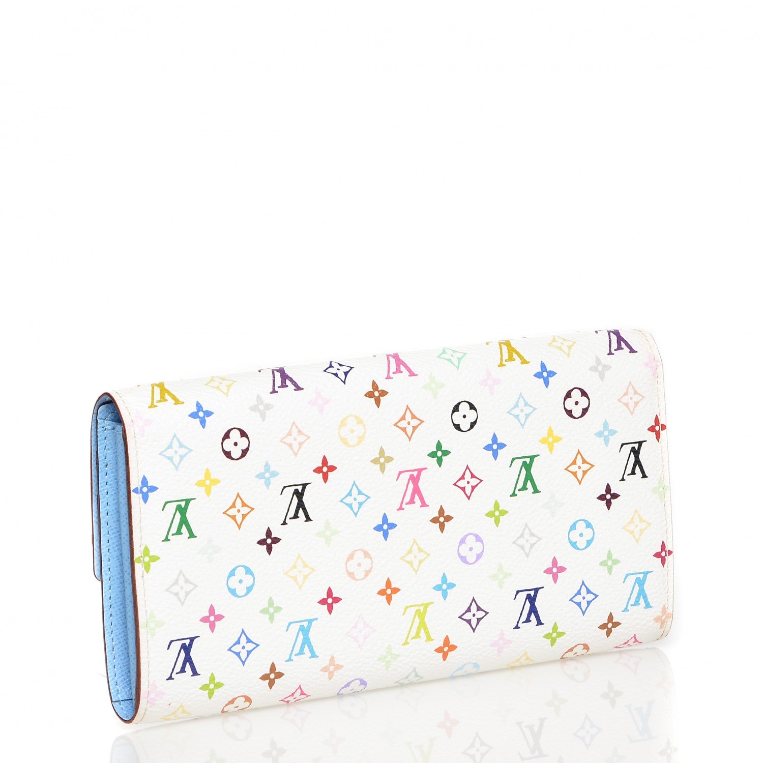 Louis Vuitton Multicolor Sarah Wallet White Anie 3 of 6