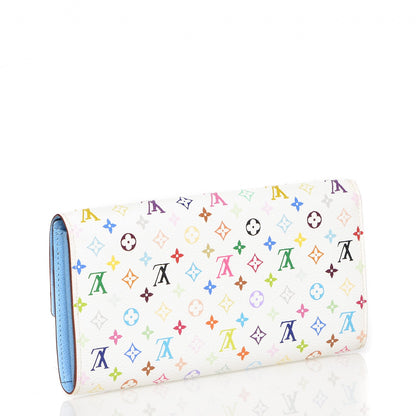 Louis Vuitton Multicolor Sarah Wallet White Anie 3 of 6
