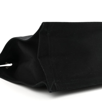 Saint Laurent Linen Calfskin Rive Gauche Tote Black 9 of 10