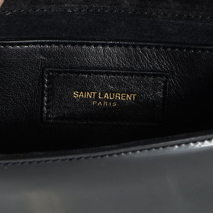 Saint Laurent Patent Small Classic Monogram Kate Tassel Satchel Black 7 of 10