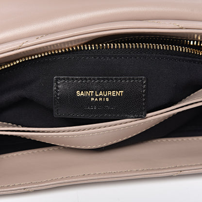Saint Laurent Calfskin Y Quilted Monogram Toy Loulou Satchel Mink 6 of 10