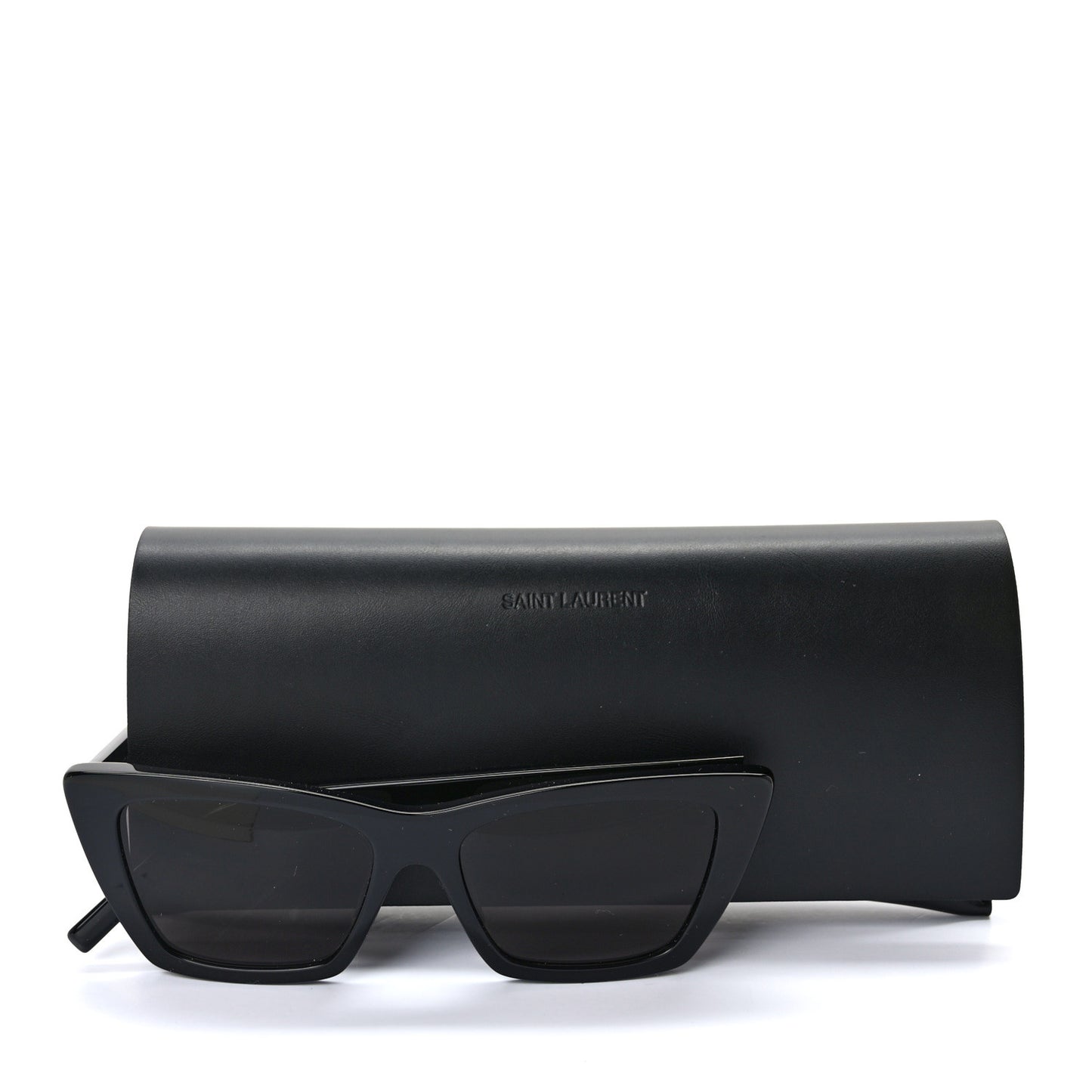 Acetate Mica Cat Eye Sunglasses SL 276 Black