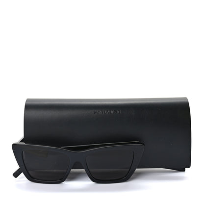 Saint Laurent Acetate Mica Cat Eye Sunglasses SL 276 Black 8 of 8