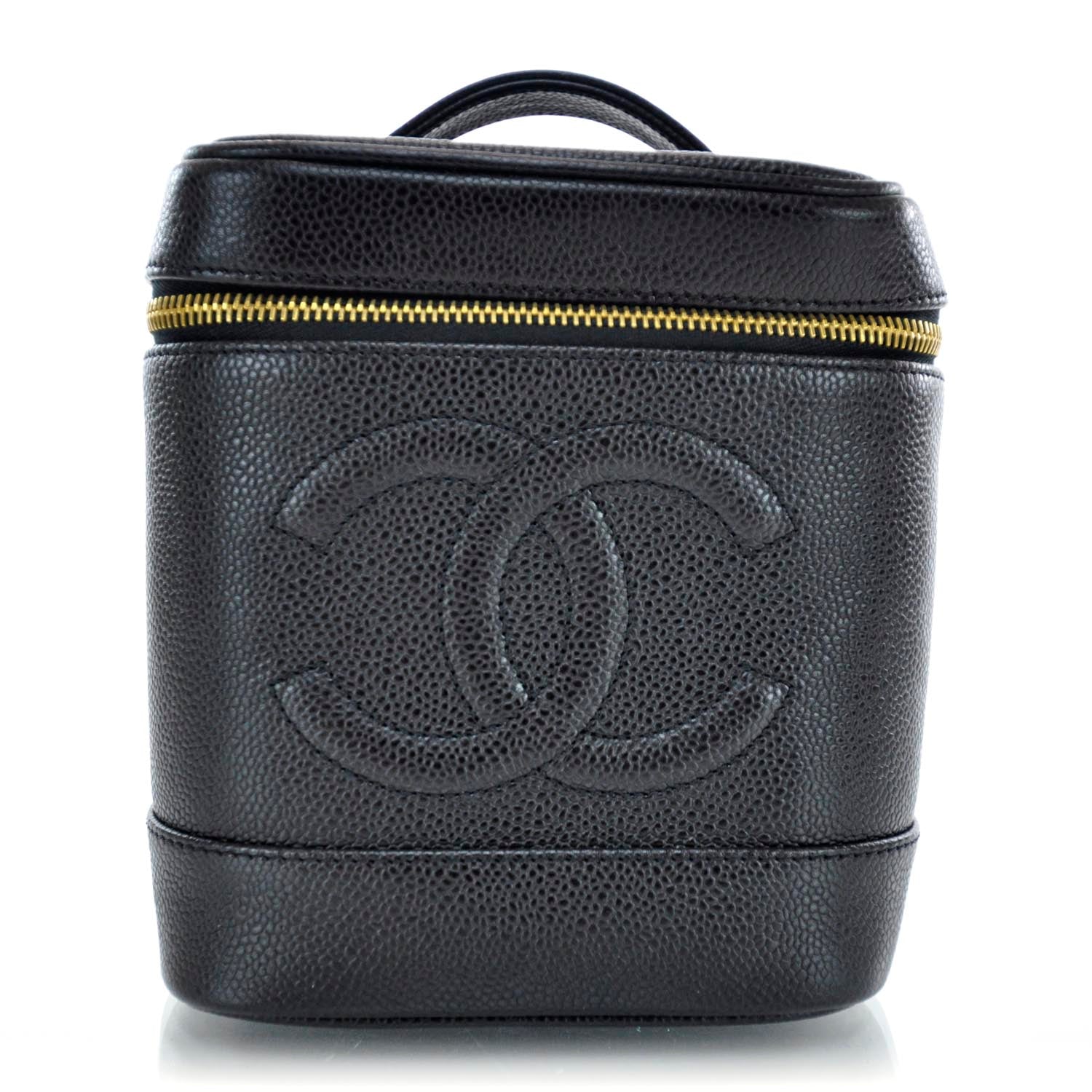 Chanel Caviar Cosmetic Case Black 1 of 9