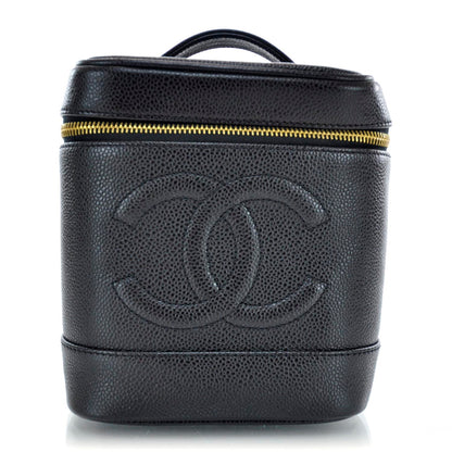 Chanel Caviar Cosmetic Case Black 1 of 9