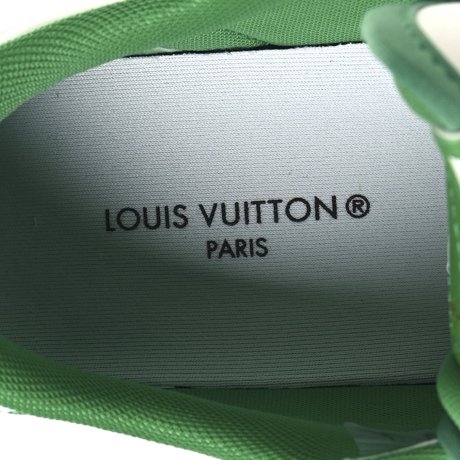 Louis Vuitton Calfskin Charlie Sneaker 36 White Green 9 of 9