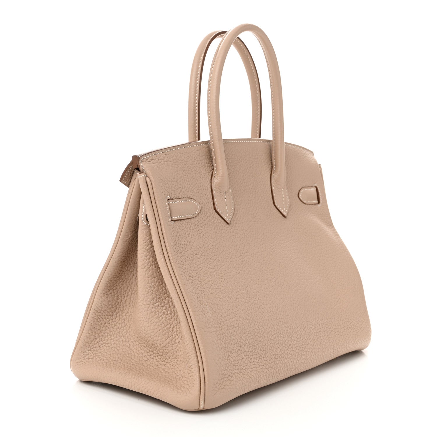 Hermes Taurillon Clemence Birkin 30 Argile 3 of 12