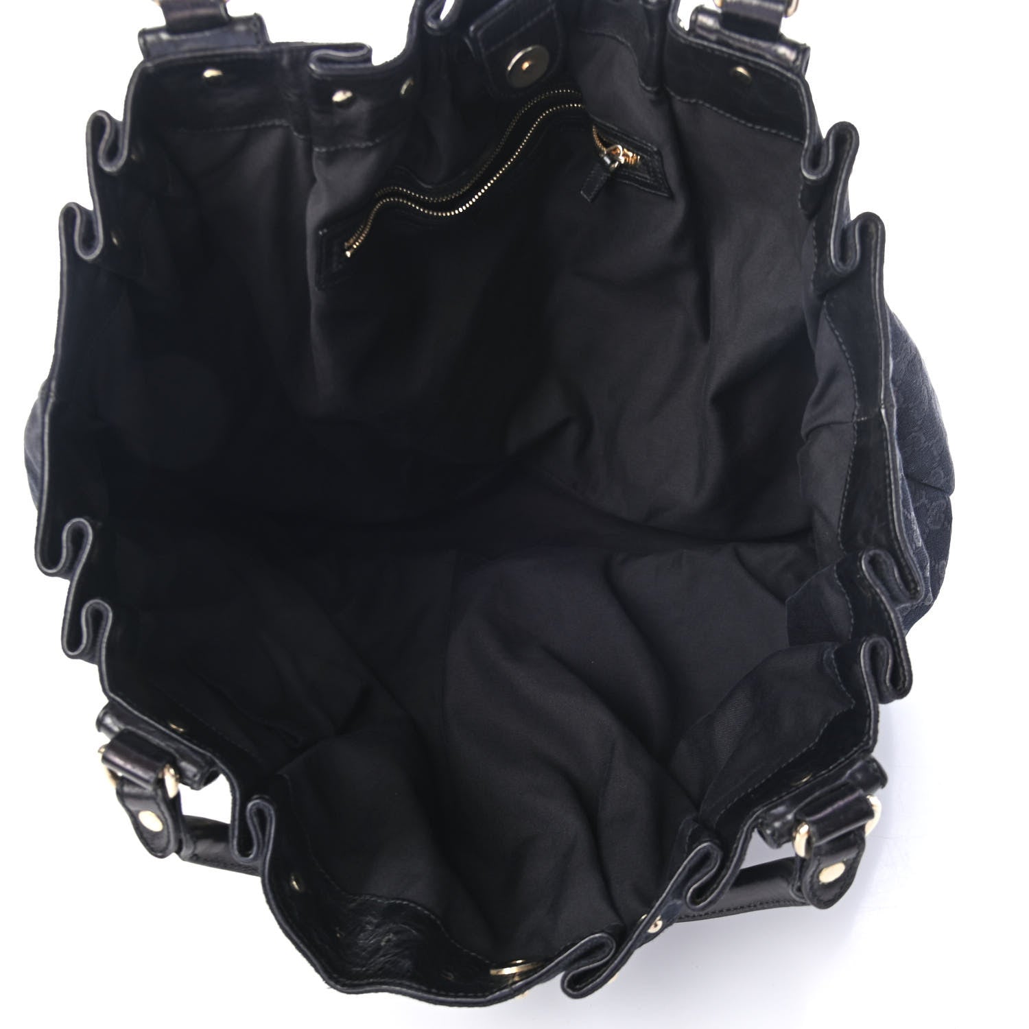 Gucci Monogram Studded Pelham Tote Black 4 of 5