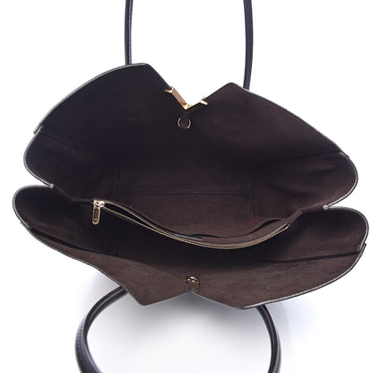 Louis Vuitton Calfskin Monogram Kimono Tote Black 5 of 12