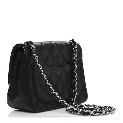 Chanel Lambskin Quilted Mini Square Flap Black 3 of 10