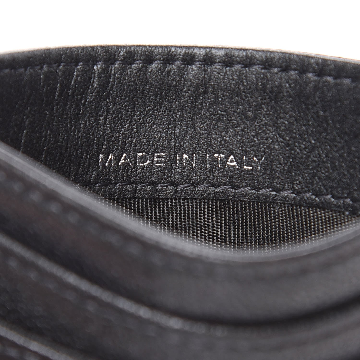 Chanel Goatskin Camellia Embossed Card Holder Grey 8 of 10