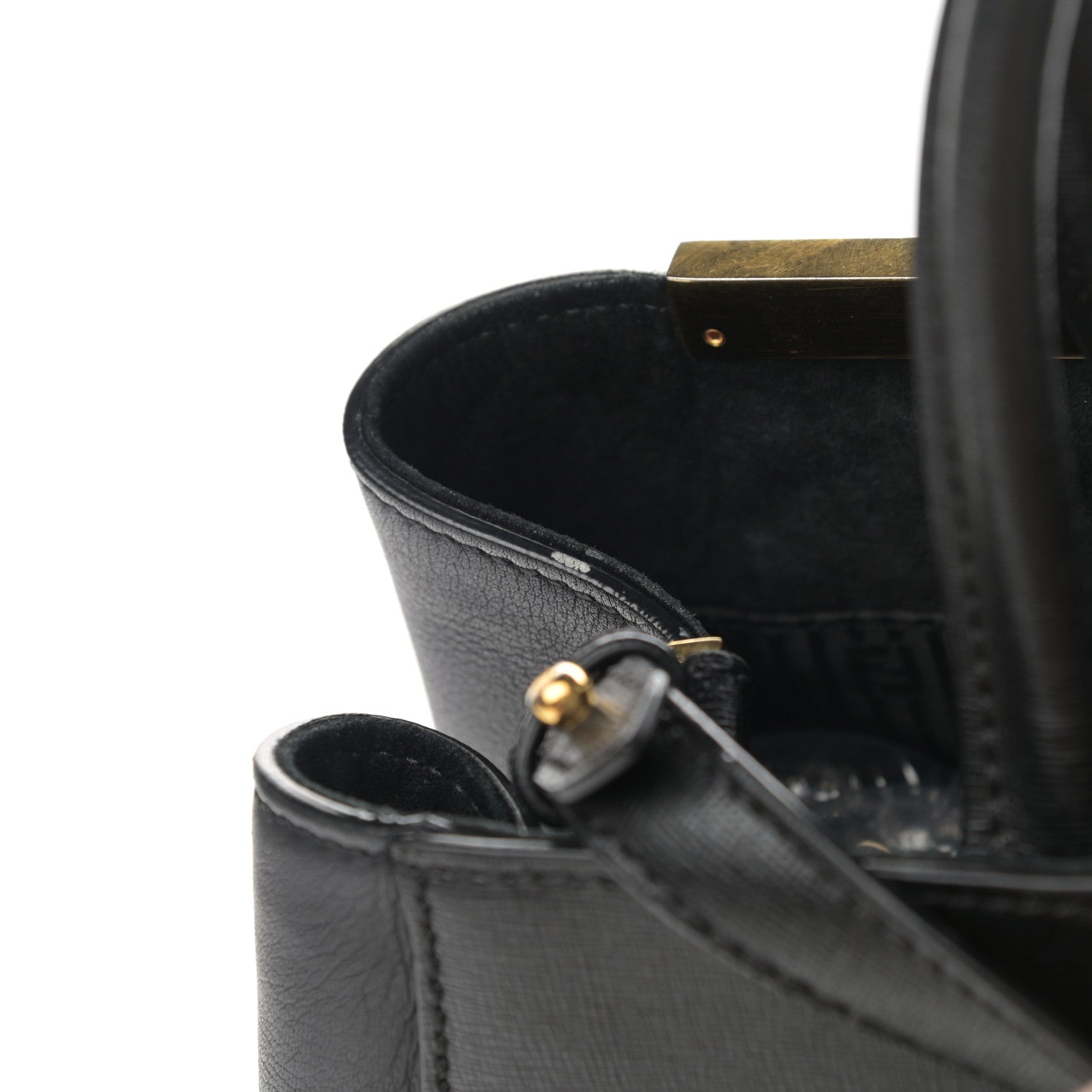 Fendi Vitello Elite Regular 2Jours Tote Black 16 of 18