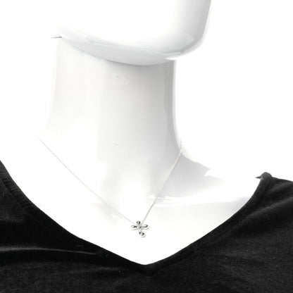 Tiffany Sterling Silver 16mm Elsa Peretti Cross Pendant Necklace 2 of 6
