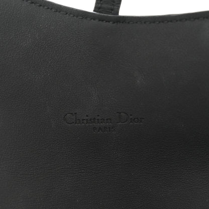 Christian Dior Ultra Matte Calfskin Saddle Chain Wallet Pouch Black 10 of 12