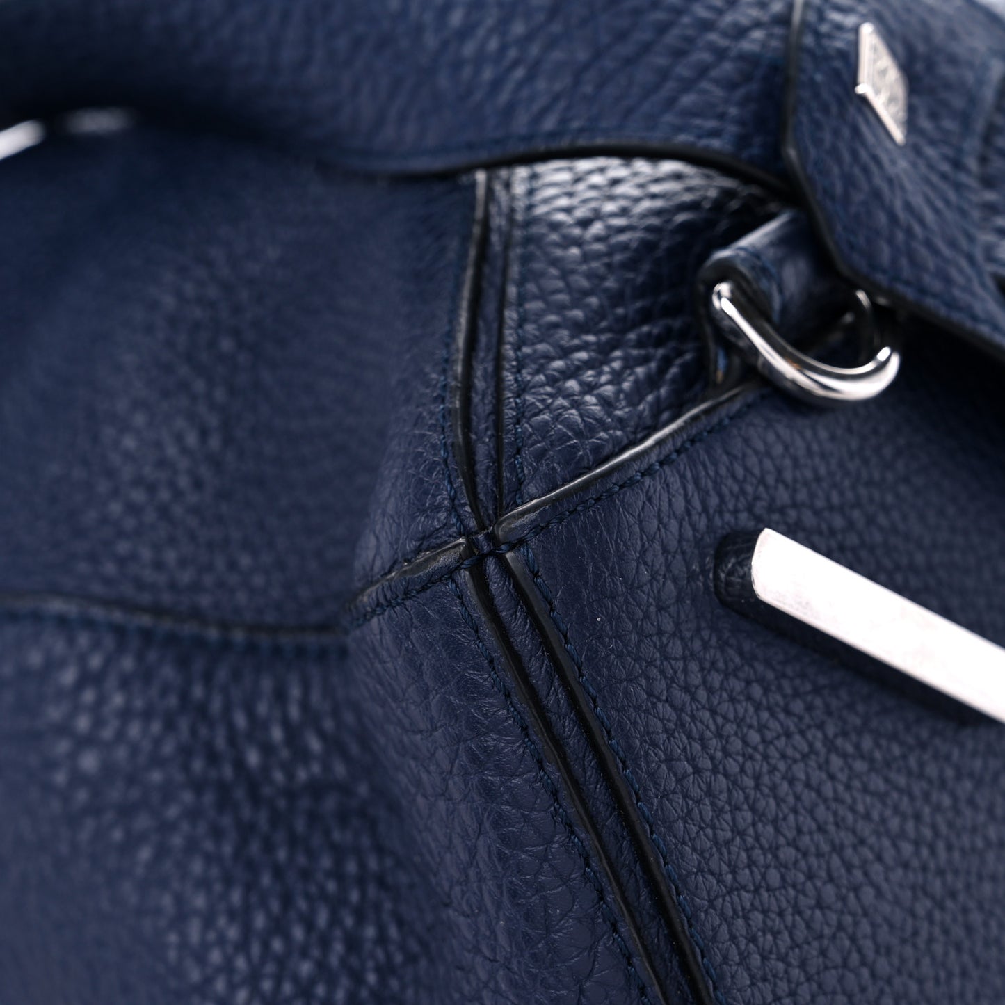 Calfskin XL Puzzle Bag Deep Blue