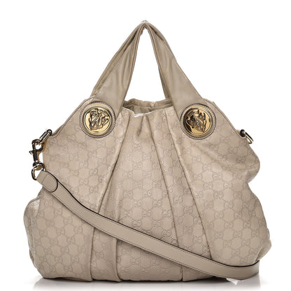Gucci Guccissima Medium Hysteria Top Handle Bag Off White 1 of 10