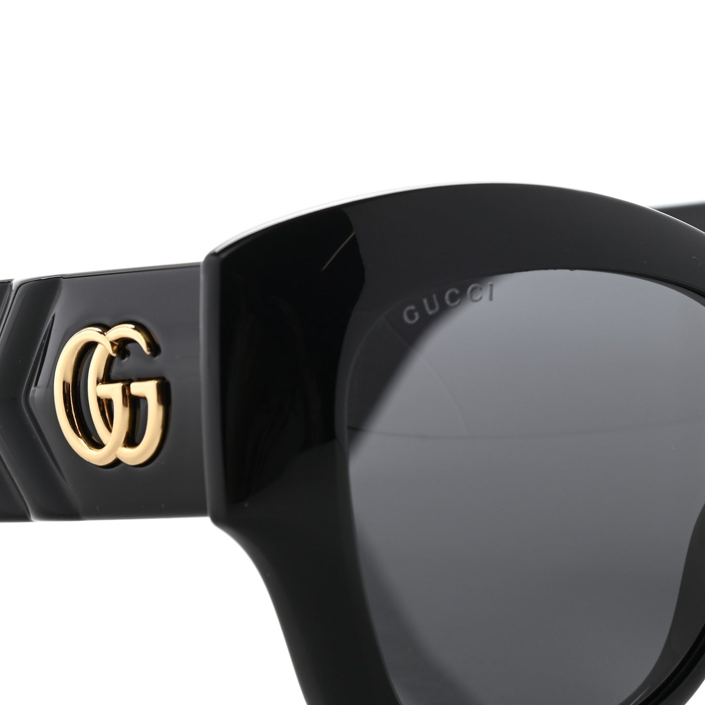 Acetate GG Butterfly Sunglasses GG0808S Black
