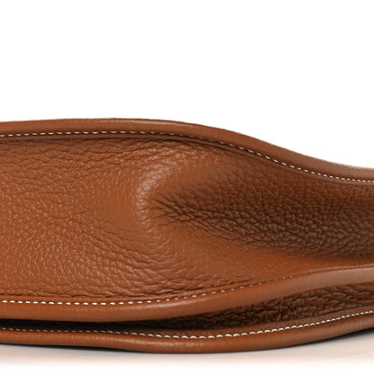 Hermes Taurillon Clemence Evelyne III PM Gold 10 of 11