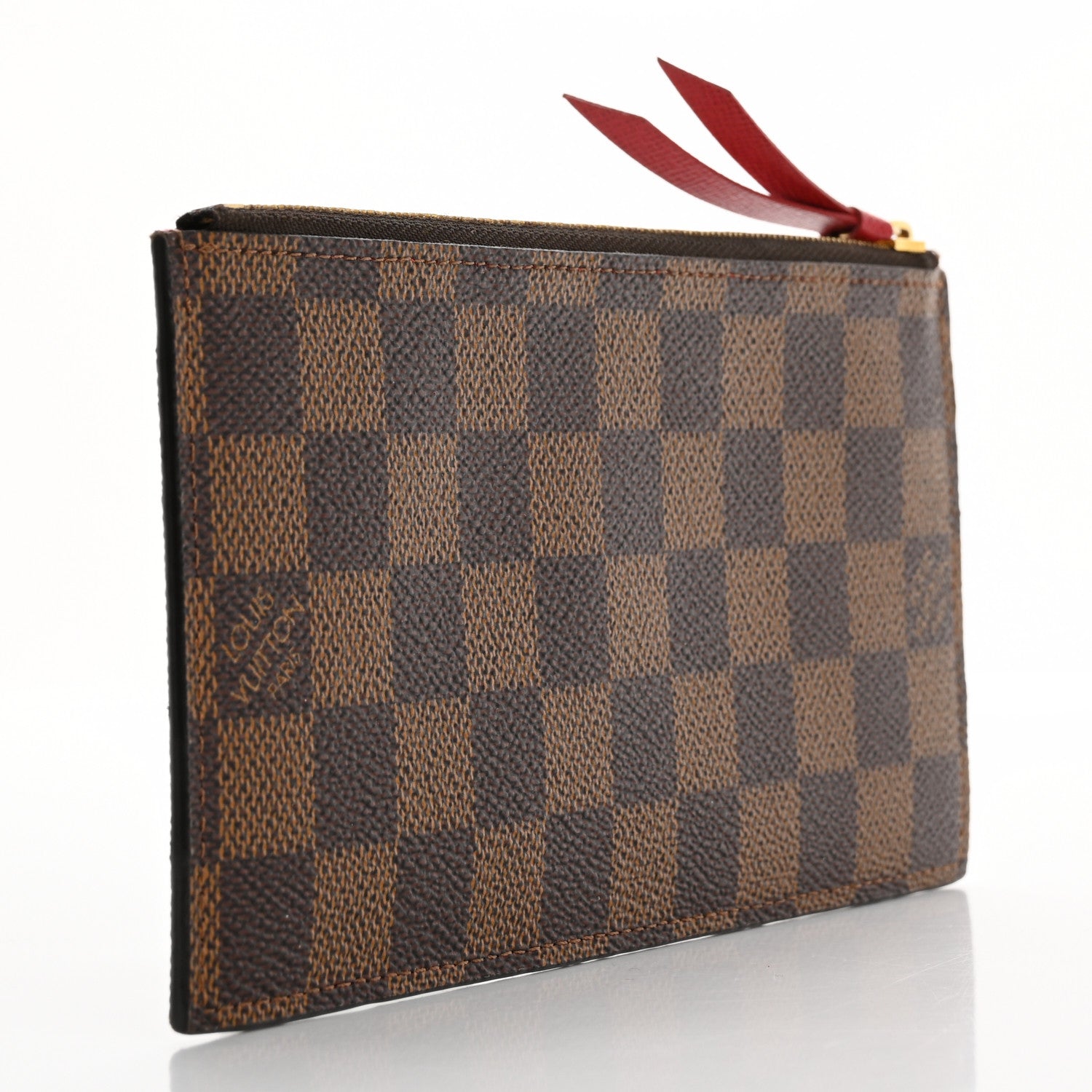Louis Vuitton Damier Ebene Felicie Chain Wallet Zippered Insert 3 of 10