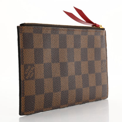 Louis Vuitton Damier Ebene Felicie Chain Wallet Zippered Insert 3 of 10