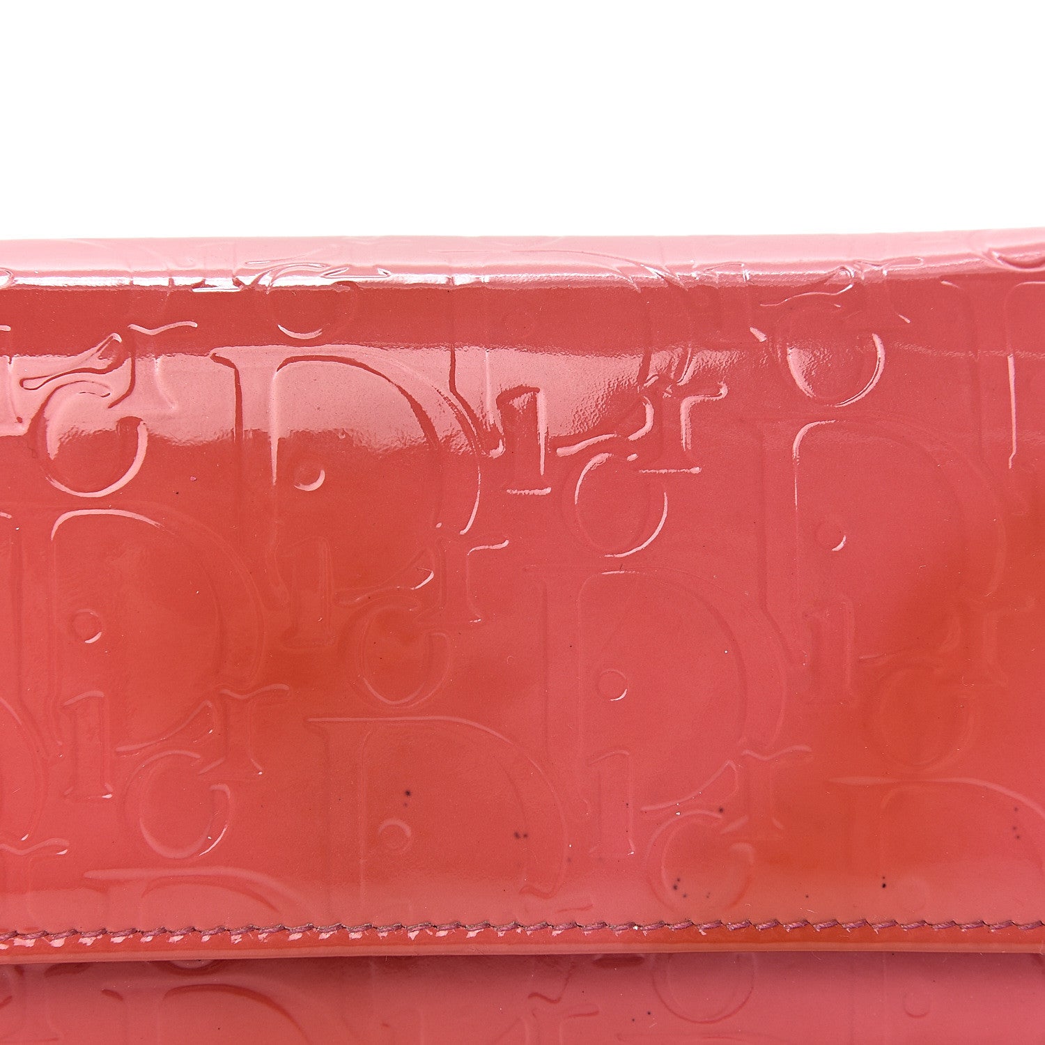 Christian Dior Patent Ultimate Chain Wallet Fushia 11 of 17