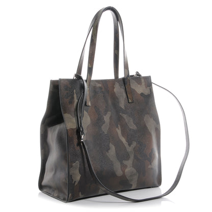 Prada Saffiano Soft Camouflage Military Tote Mimetico 4 of 10
