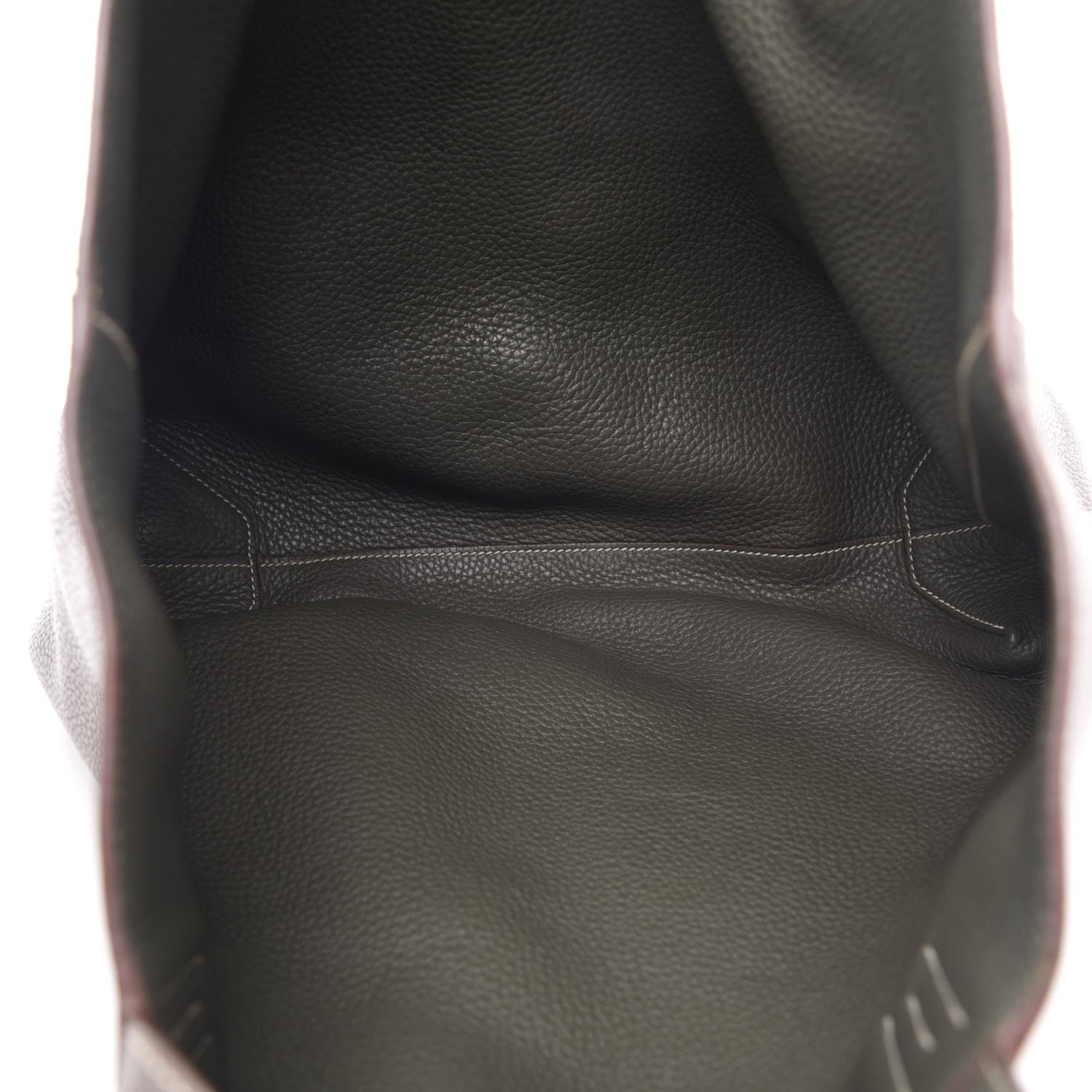 Hermes Taurillon Clemence Double Sens 36 Reversible Tote Etoupe Etain 5 of 16