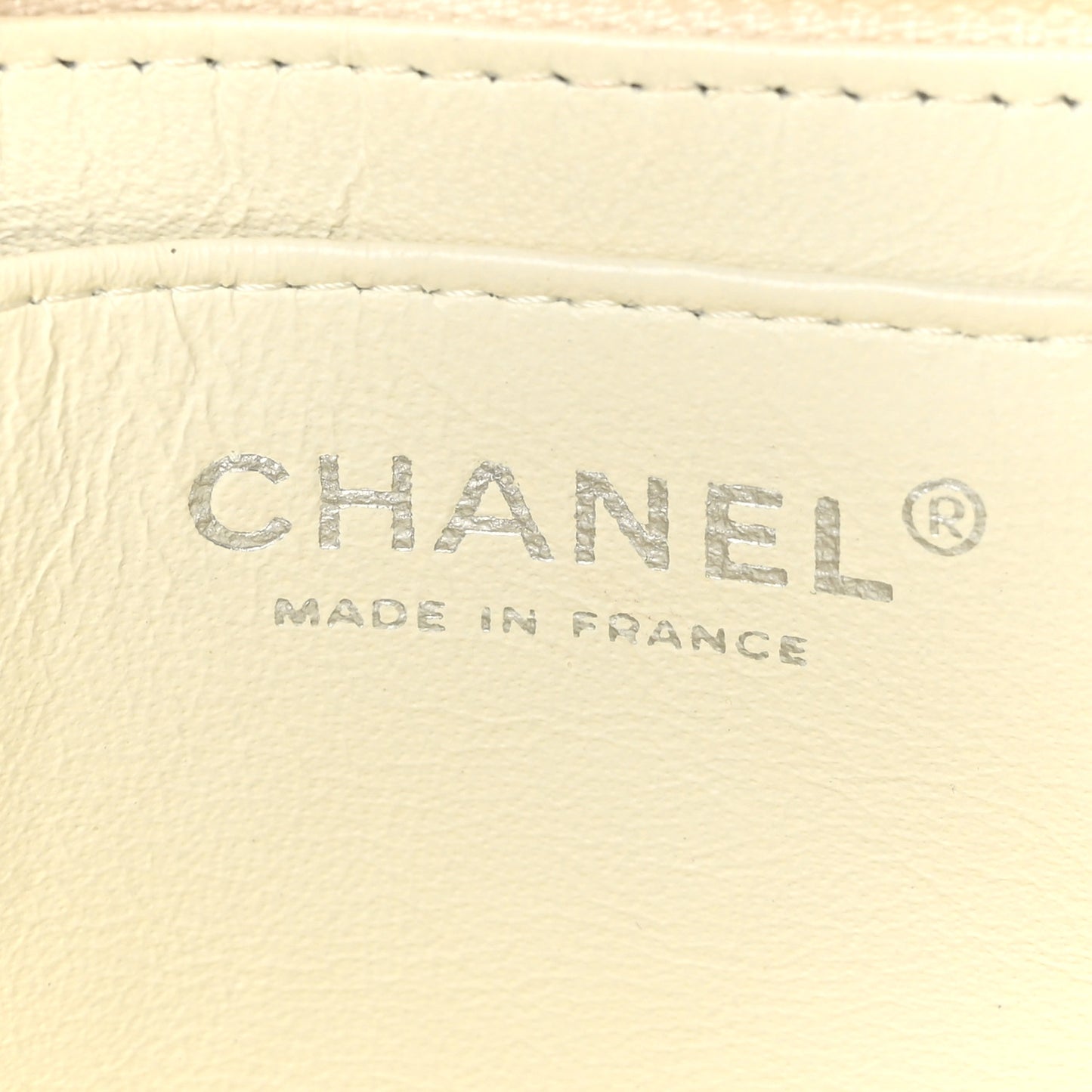 Lambskin Perforated Jumbo Single Flap White