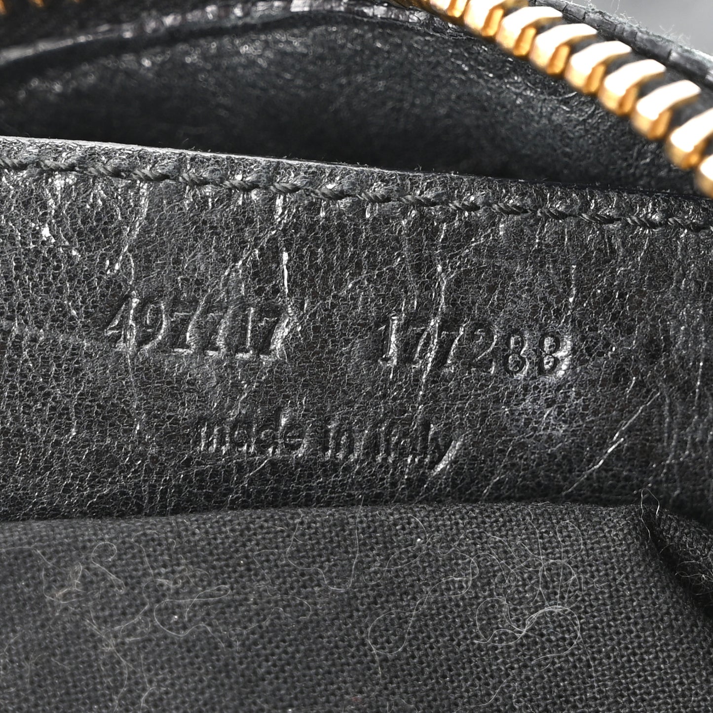 Chevre Giant 21 Gold Hardware Hobo  Black